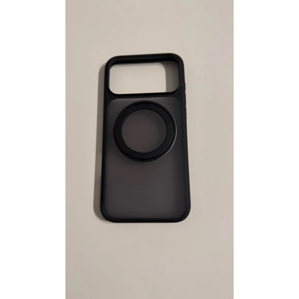 iPhone 17 Pro Max Black MagSafe Case Ring Holder Kickstand Magnetic Stand